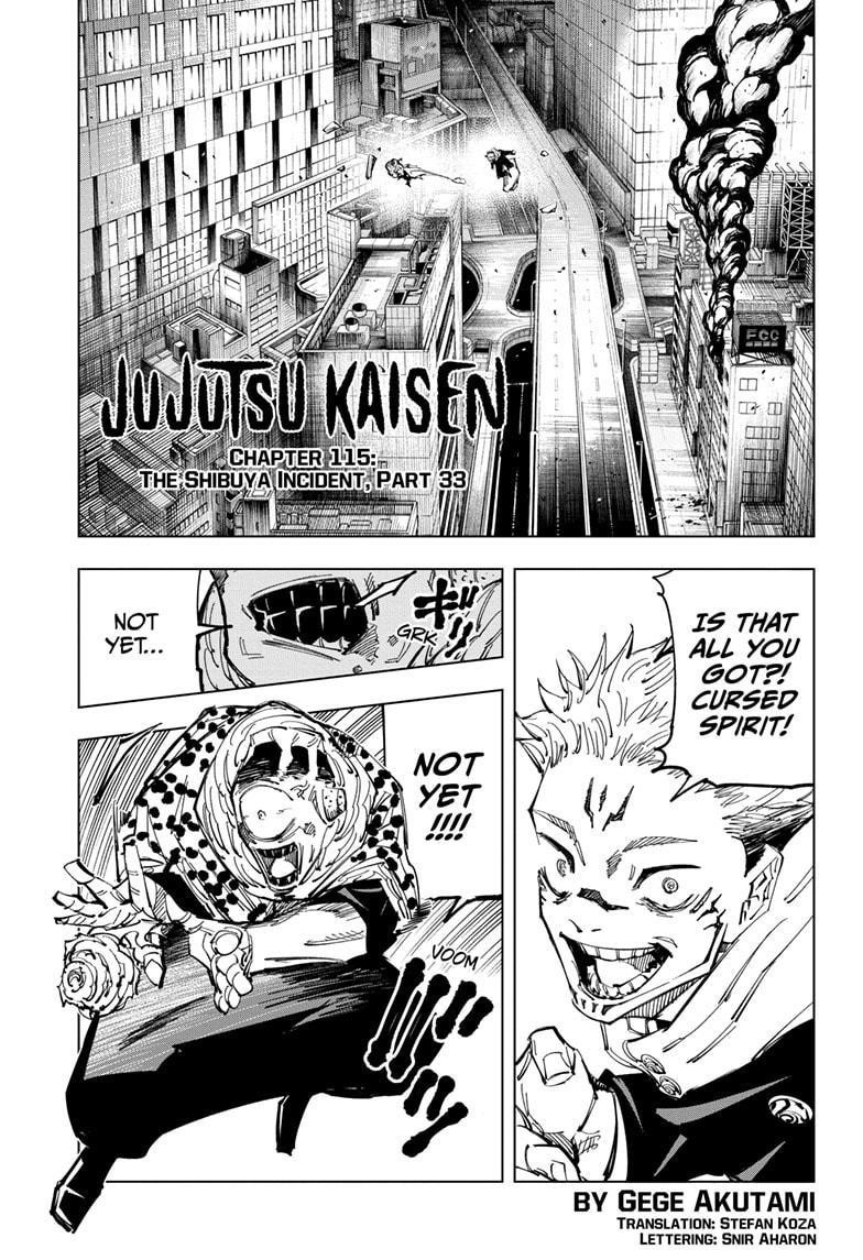 Jujutsu Kaisen Chapter 115 image 01
